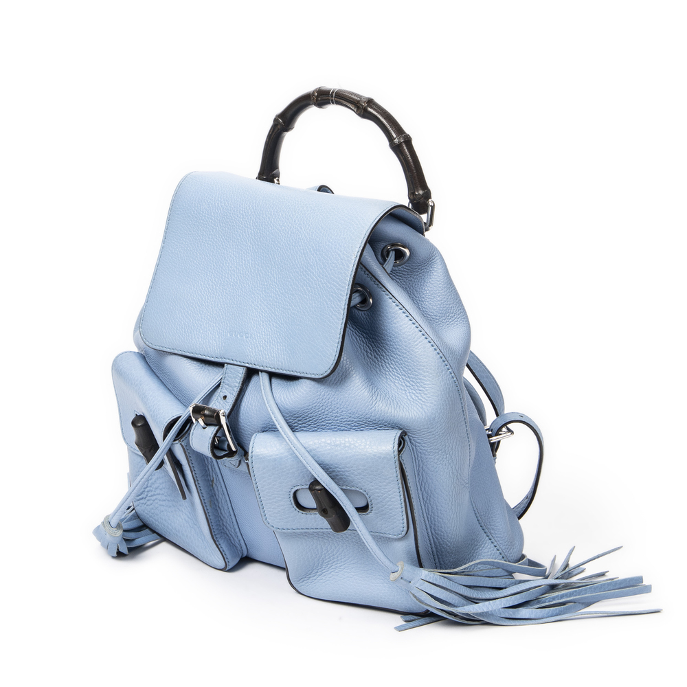 Gucci Bamboo Tassel Drawstring Backpack - image 2